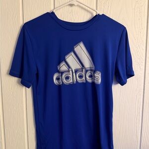 Adidas Kids White/Blue T-Shirts - 2 Pack